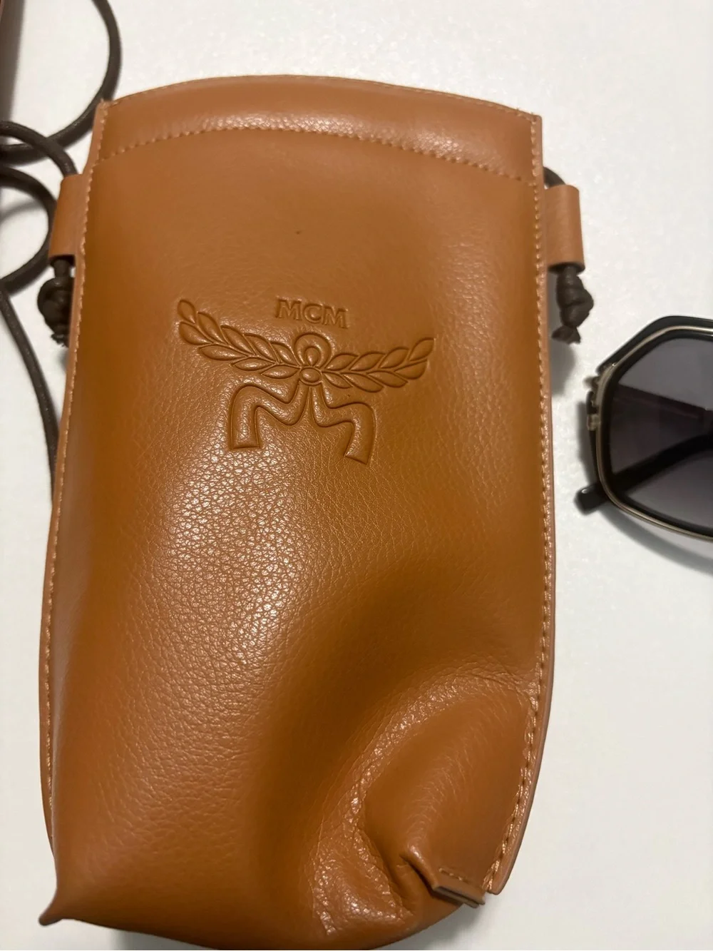 MCM Women's Black Oversized Angular Frame Sunglasses